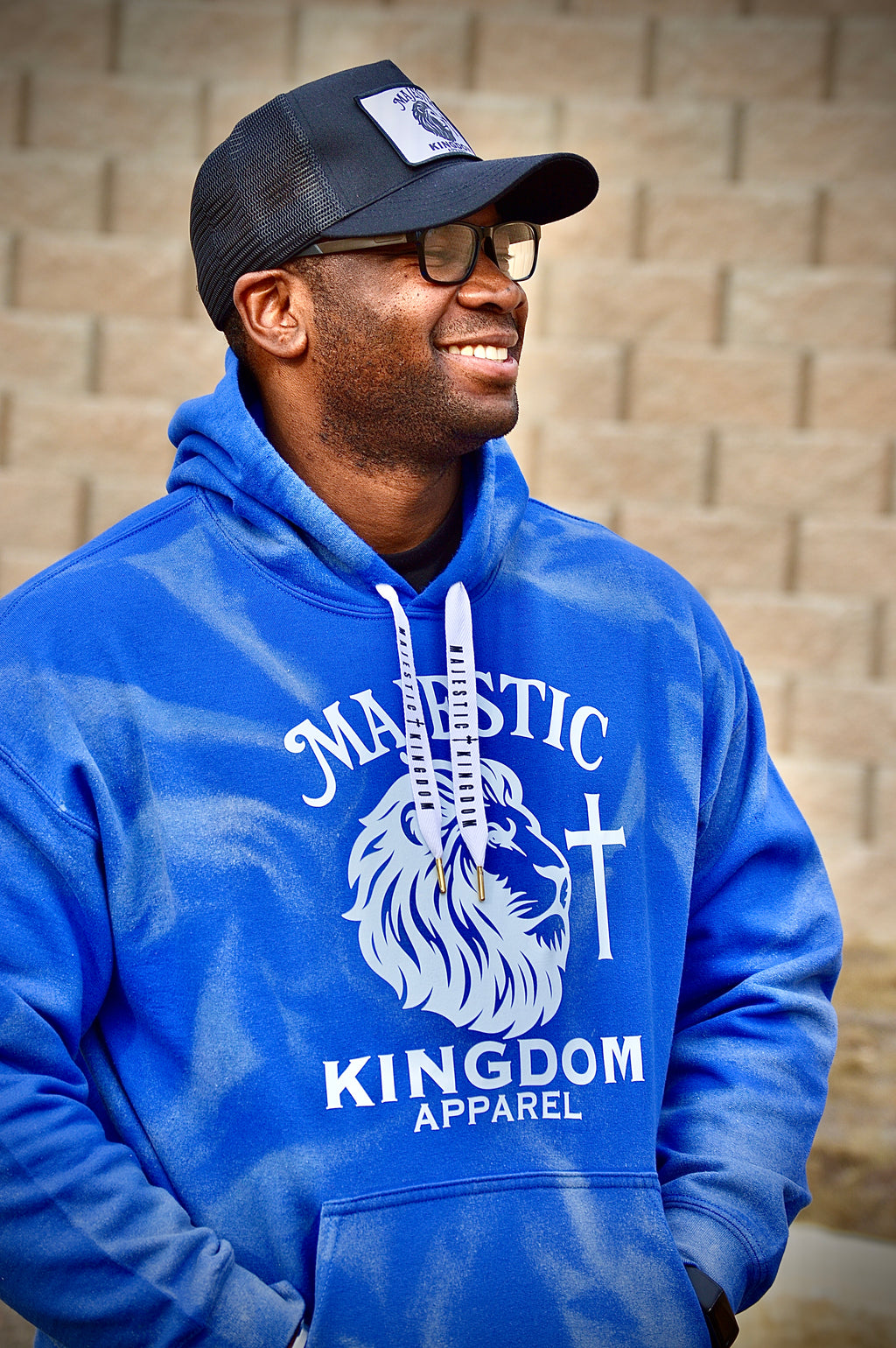 Majestic Faded Blue hoodie